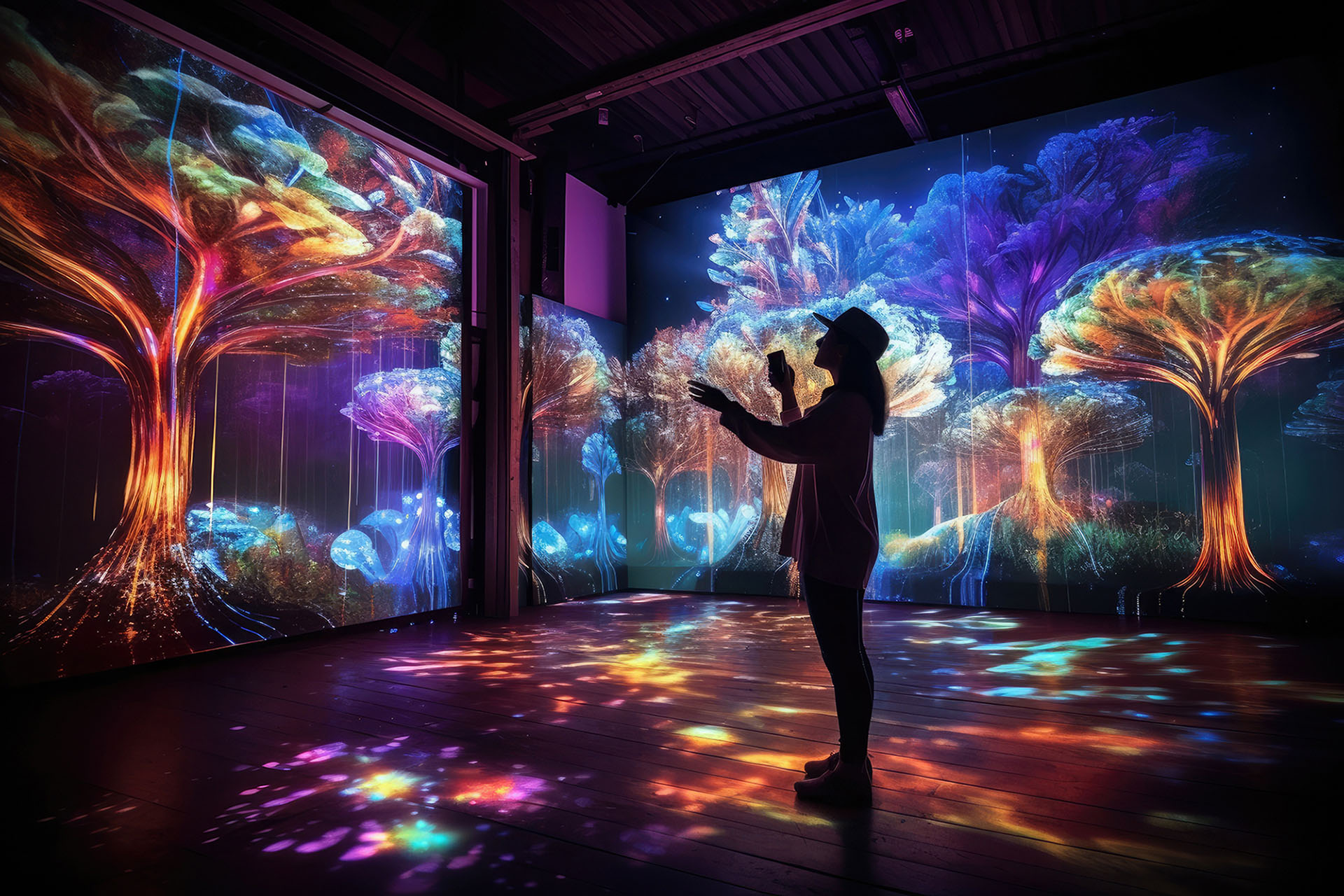Interactive art and games